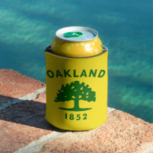 カリフォルニア州オークランド国旗 缶クーラー