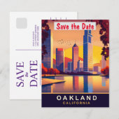 カリフォルニア州オークランド 旅行 ポストカード (正面/裏面)
