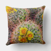 カリフォルニア州カクタス·クローズアップ クッション (裏面)