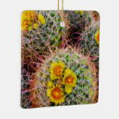 カリフォルニア州カクタス·クローズアップ セラミックオーナメント (右)