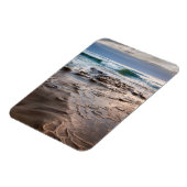 カリフォルニア州カリフォルニア州ビーチで波打ち マグネット (左側)