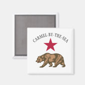 カリフォルニア州カーメル・バイ・ザ・シー マグネット (正面/裏面)