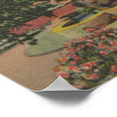 カリフォルニア州カーメル – ミッション・サン・カルロス・デ・ボロメオ ポスター (角)