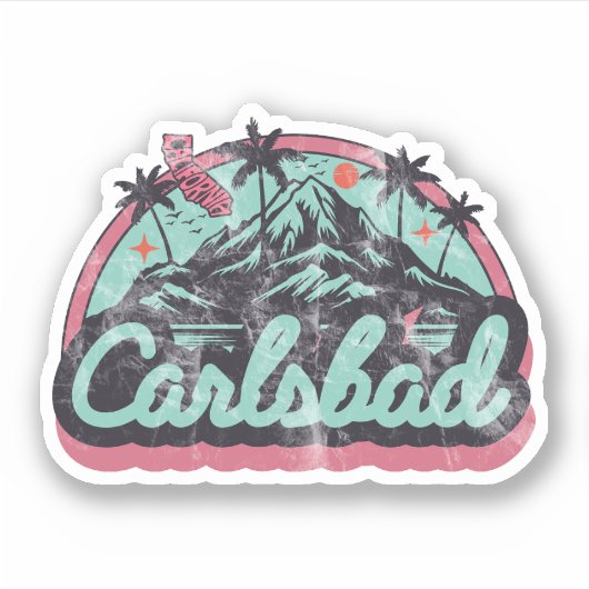カリフォルニア州カールズバッド シール (正面)