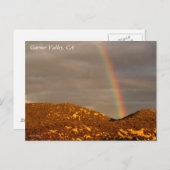 カリフォルニア州ガーナー・バレーから届いたポストカード ポストカード (正面/裏面)