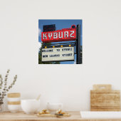 カリフォルニア州キブルズのサイン ポスター (キッチン)