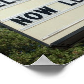 カリフォルニア州キブルズのサイン ポスター (角)