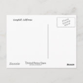 カリフォルニア州キャンベルウォータータワー ポストカード (裏面)