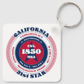 カリフォルニア州キーチェーン キーホルダー (裏面)