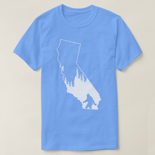 カリフォルニア州ギフト Tシャツ (デザイン正面)