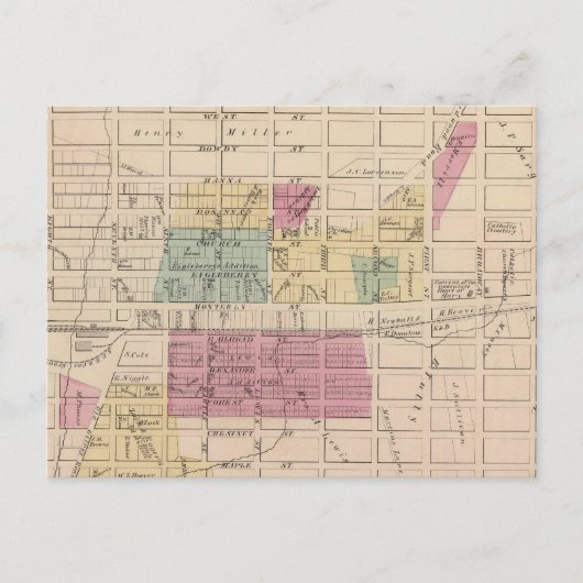 カリフォルニア州ギルロイ ポストカード (正面)