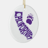 カリフォルニア州クリスマスツリーオーナメント セラミックオーナメント (右)