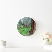 カリフォルニア州グラントグローブのジャイアントセコイアス ラウンド壁時計 (ホーム)