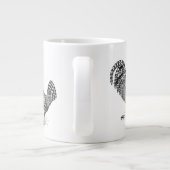 カリフォルニア州グレーの雄鶏とメーン ジャンボコーヒーマグカップ (裏面)