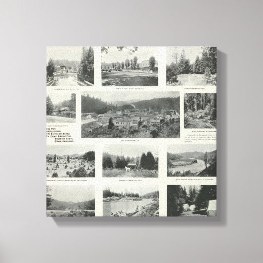 カリフォルニア州ゲーンビル キャンバスプリント (正面)