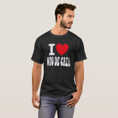 カリフォルニア州コト・デ・カザ 愛のハート型のお土産 Tシャツ (正面フル)