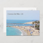 カリフォルニア州コロナデルマール ポストカード (正面/裏面)