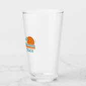 カリフォルニア州コロナドビーチ ヤシの木と太陽 タンブラーグラス (左)