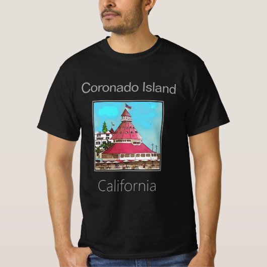 カリフォルニア州コロナド島 Tシャツ (正面)