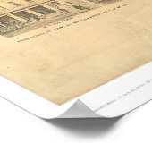 カリフォルニア州コロンビア。パノラママップ1855 (0441A) ポスター (角)