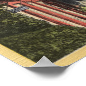 カリフォルニア州コロンビア – 通りシーン ポスター (角)