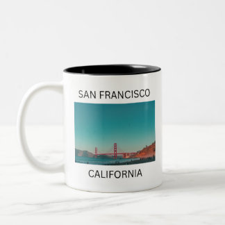 カリフォルニア州コーヒーマグ,サンフランシスコ ツートーンマグカップ