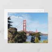 カリフォルニア州ゴールデンゲートブリッジ ポストカード (正面/裏面)