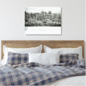 カリフォルニア州サクラメント市 キャンバスプリント (インサイチュ (寝室))