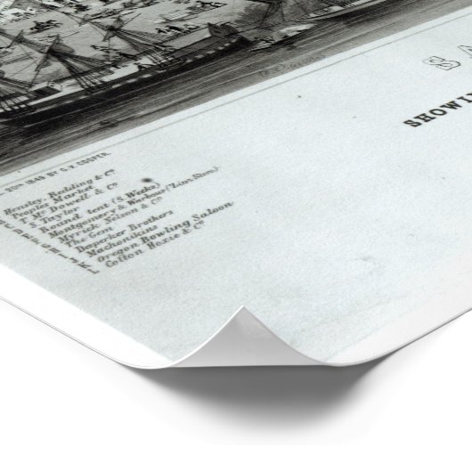 カリフォルニア州サクラメント市 ポスター (角)