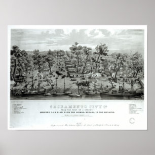 カリフォルニア州サクラメント市 ポスター