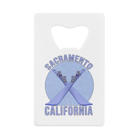 カリフォルニア州サクラメント クレジットカード栓抜き (正面)