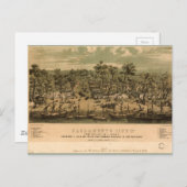 カリフォルニア州サクラメント(1850) ポストカード (正面/裏面)