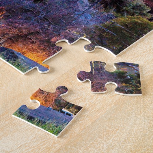 カリフォルニア州サニーロサンゼルス ジグソーパズル (側面)