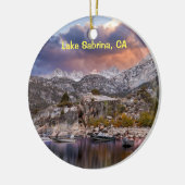 カリフォルニア州サブリナ湖 セラミックオーナメント (左)