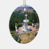 カリフォルニア州サンシメオンのハースト城から眺める セラミックオーナメント (右)