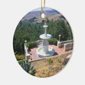 カリフォルニア州サンシメオンのハースト城から眺める セラミックオーナメント (左)