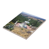 カリフォルニア州サンシメオンのハースト城から眺める タイル (側面)