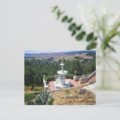 カリフォルニア州サンシメオンのハースト城から眺める ポストカード (スタンド正面)