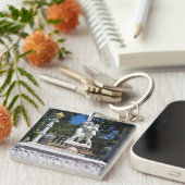 カリフォルニア州サンシメオンのハースト城 キーホルダー (正面右)