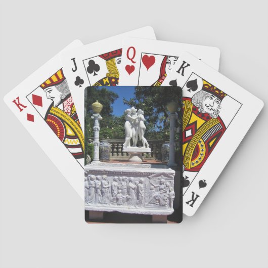 カリフォルニア州サンシメオンのハースト城 トランプ (裏面)