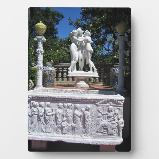 カリフォルニア州サンシメオンのハースト城 フォトプラーク (正面)