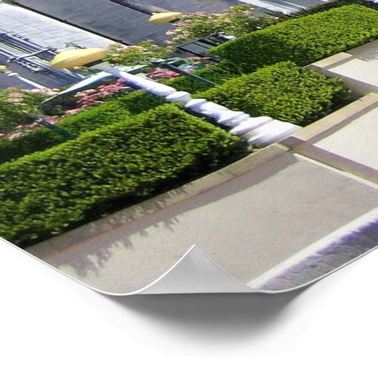 カリフォルニア州サンシメオンのハースト城 ポスター (角)