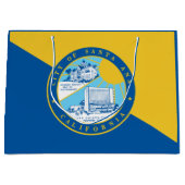 カリフォルニア州サンタアナ州旗 ラージペーパーバッグ (正面)