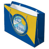 カリフォルニア州サンタアナ州旗 ラージペーパーバッグ (裏面アングル)