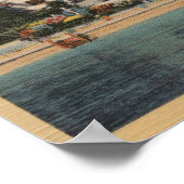 カリフォルニア州サンタカタリナのホテルセントキャサリン ポスター (角)