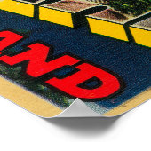 カリフォルニア州サンタカタリナ島 ポスター (角)