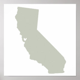 カリフォルニア州サンタクララのラブポスター ポスター