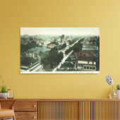 カリフォルニア州サンタクララアベアラメダの空中表示 キャンバスプリント (インサイチュ (リビング))