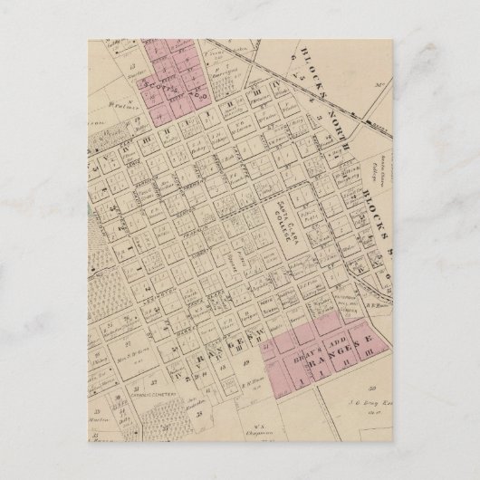 カリフォルニア州サンタクララ ポストカード (正面)