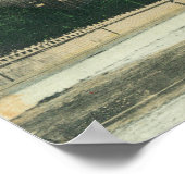 カリフォルニア州サンタクルスアベニューロスカトスの景色 ポスター (角)